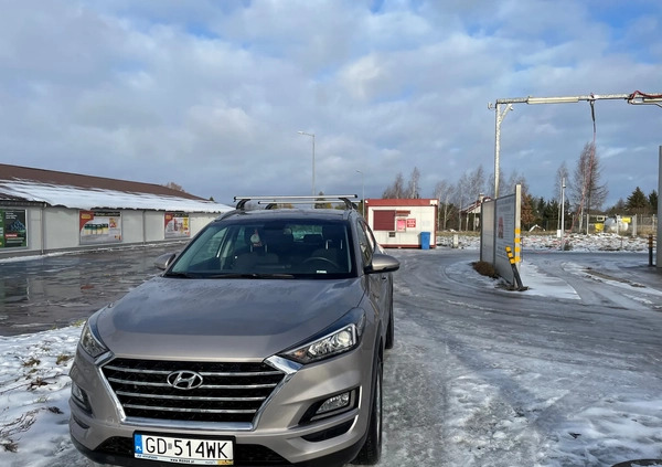 Hyundai Tucson cena 87500 przebieg: 52000, rok produkcji 2019 z Hajnówka małe 67